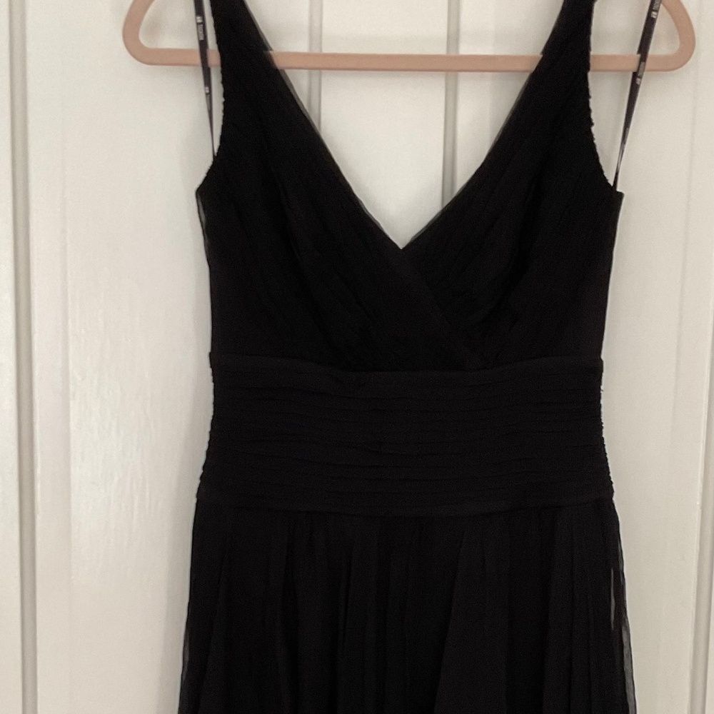 Gorgeous black Tadashi Sohji silk dress